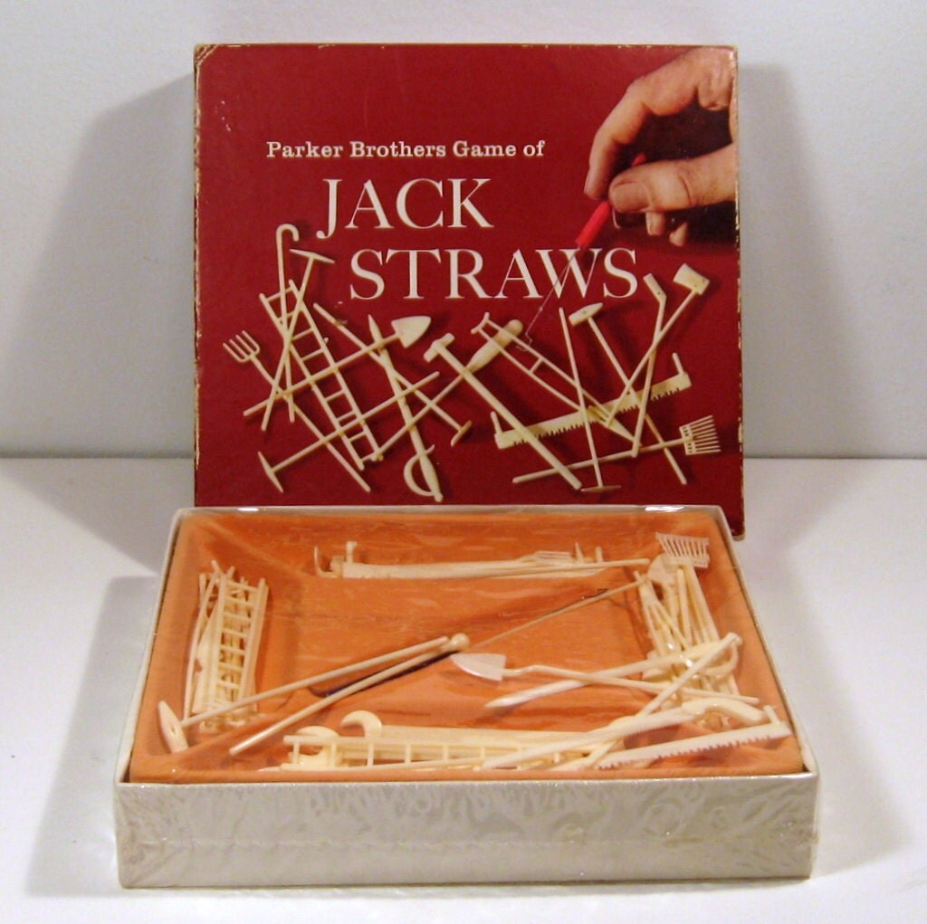 Vintage Parker Brothers Game of Jack Straws