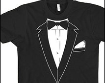 tuxedo tshirt wedding