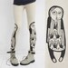 Girl in boots - ivory leggings