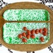 Tea and Breakfast Tray with Scandinavian Print, Green