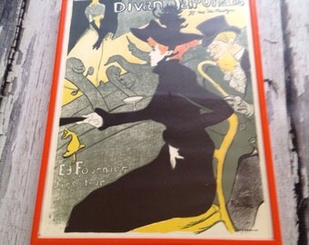 Divan japonais Ed Fournier directeur professionally framed