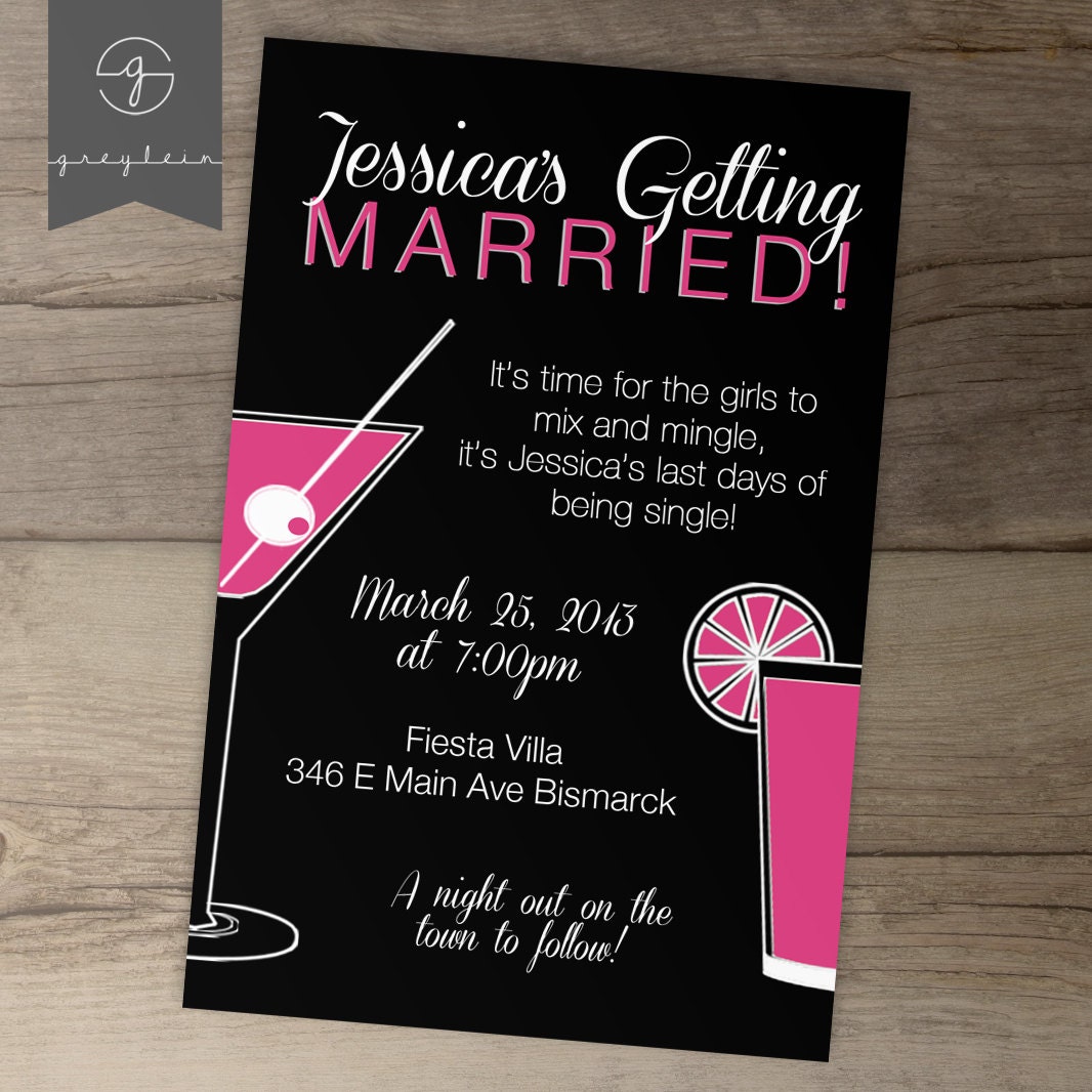 Fun Bachelorette Party Invites Invitations Hot By Greylein