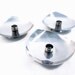 Vintage // Triangular candlesticks // Stainless steel // Danish Design // Danish modern