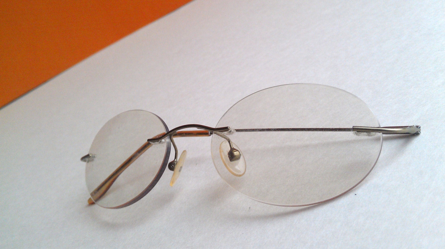 Vintage Rimless Eyeglasses 1950s