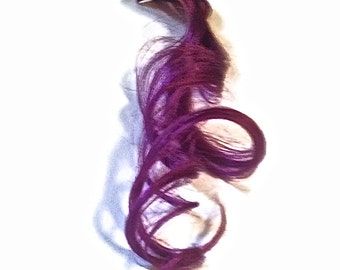 Purple Hair Extensions - 100% Human Hair - One Piece, 4