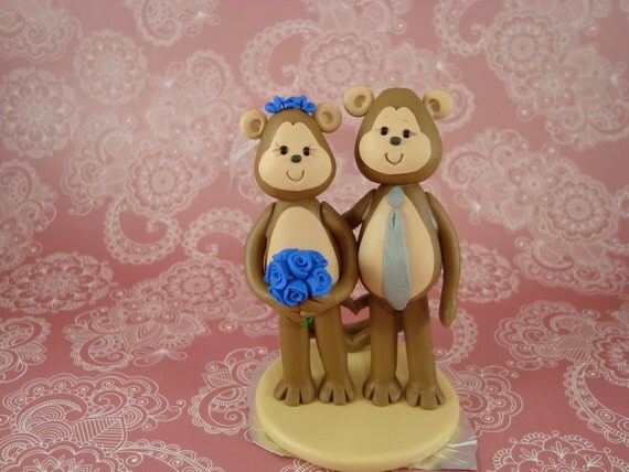 Custom Made Monkey Cake Topper