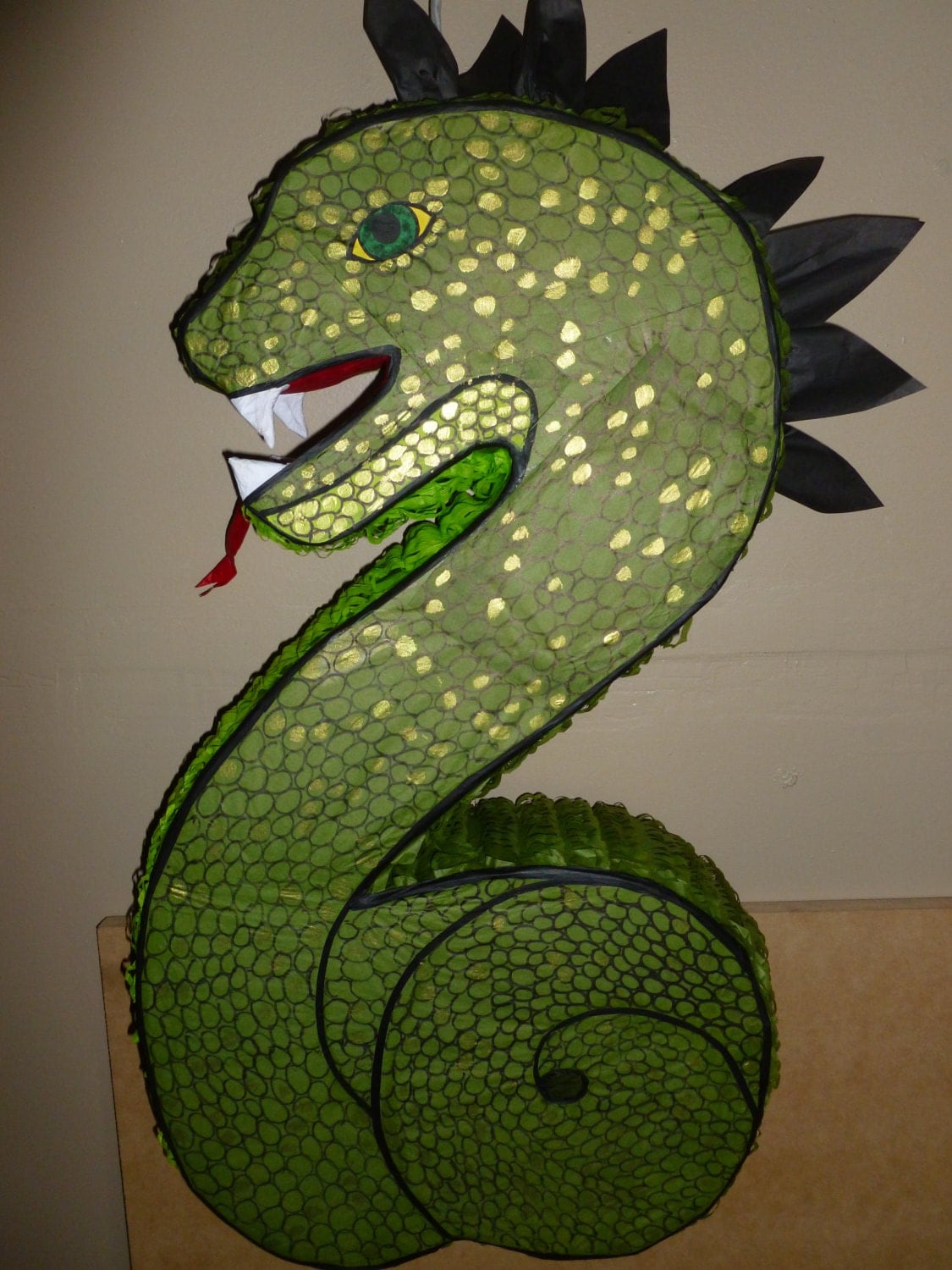 snake pinata - easy way to make pinata