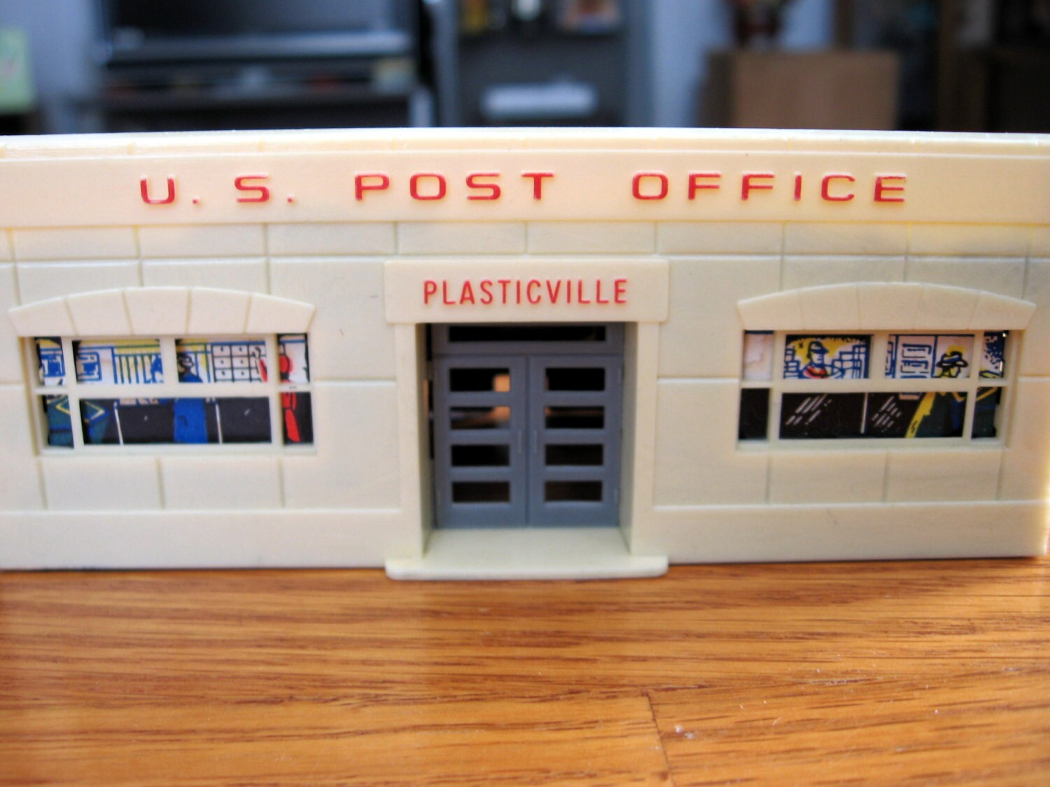 1950s Plasticville USA HO Scale Post Office for Train Layout