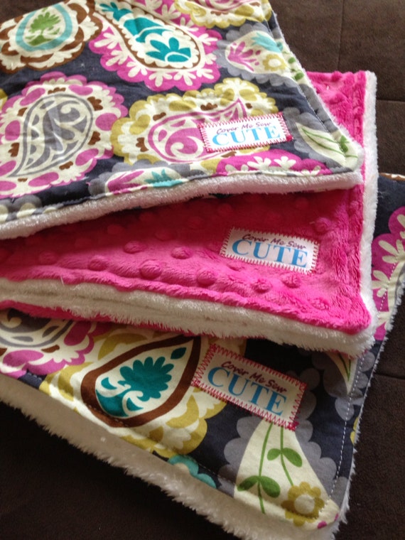 3 custom Burp Cloths