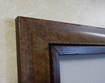 brown 8 x 10 rustic wood picture art photo frame