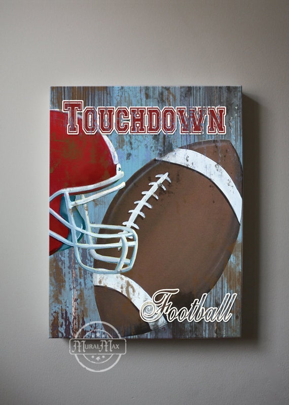 Football Canvas Art Sports Nursery Canvas Art Sports