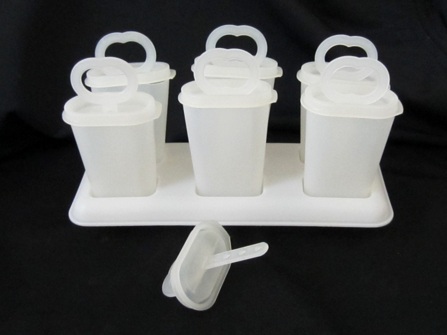 Vintage Tupperware Popsicle Makers / Molds Ice Pop Molds Set