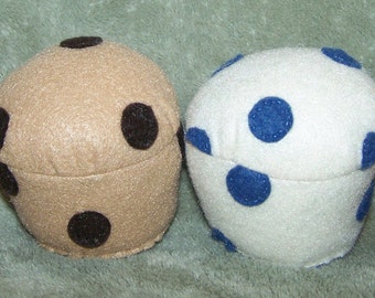 Set of 4 Felt Food Muffins