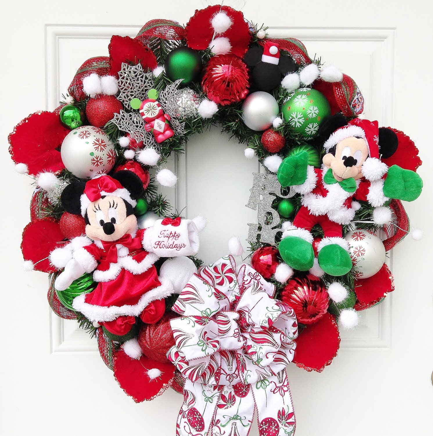 Mickey Christmas Wreath 