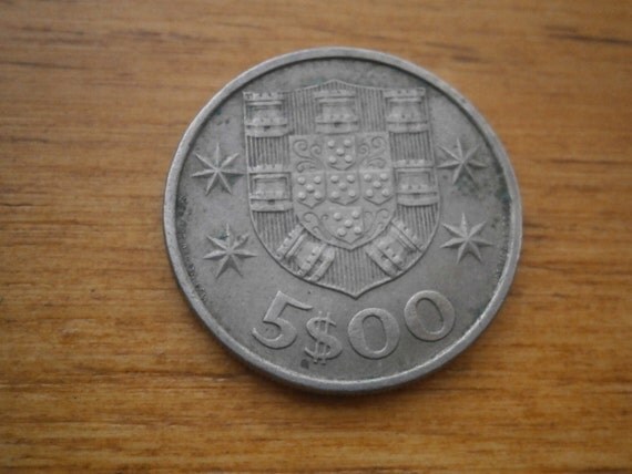 Coin 1984 Portugal Republica Portuguesa by Rogiol on Etsy