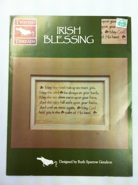 Irish Blessing Counted Cross Stitch Chart