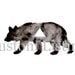 CUSTOM LISTING - Original Watercolor - Geometric Bear