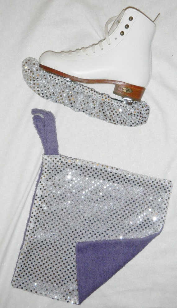 Items similar to Ice Skating Blade Soakers with matching Skate Towel on