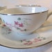 Vintage Hira Fine China Pink Vine 4187 Cup & Saucer - Set of 4