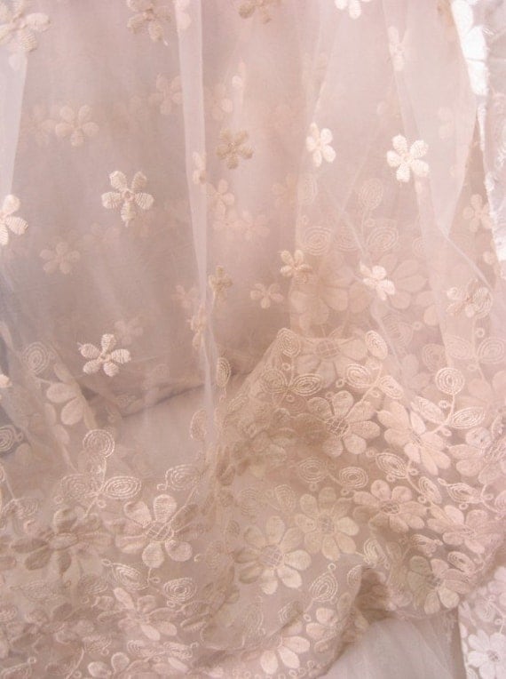 sheer wedding fabric
