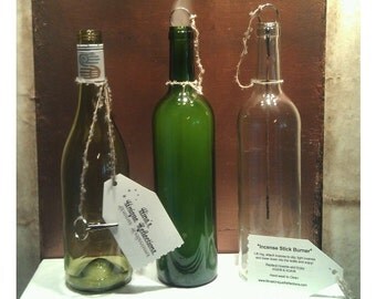 Wine Bottle Stick Incense Burner