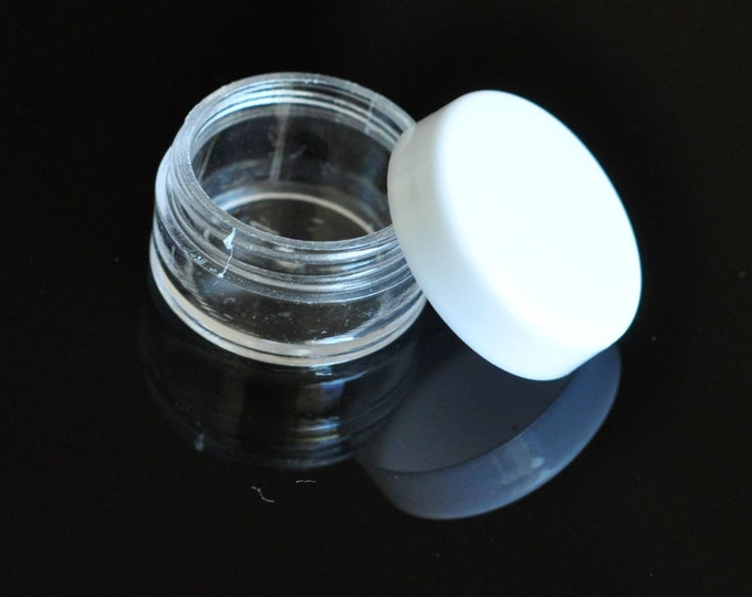 10pcs 20g (20ml, 0.7oz) Large Clear Empty Acrylic Container Makeup Bottle for Cosmetic Cream Jewelry