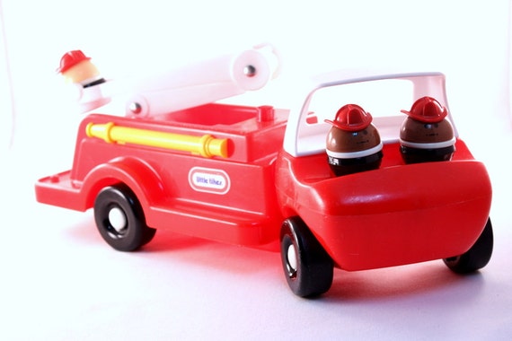 Vintage Little Tikes Fire Truck by KidsCornerVintage on Etsy