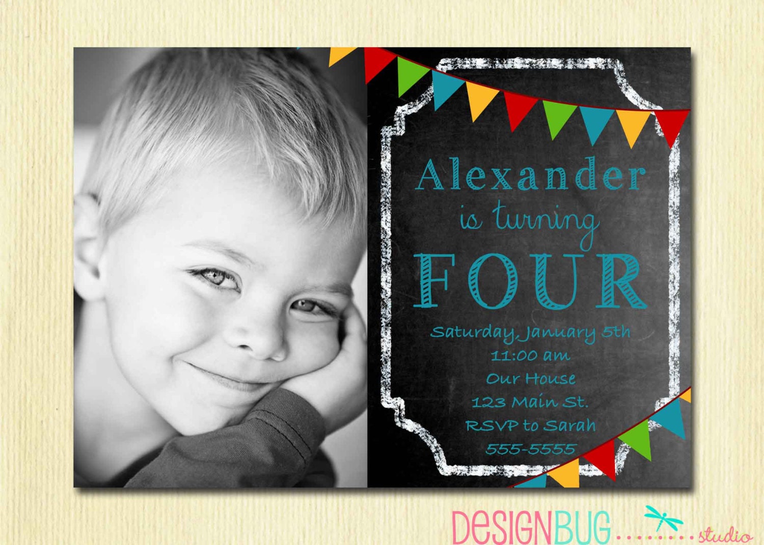 Boy Birthday Invitations 8