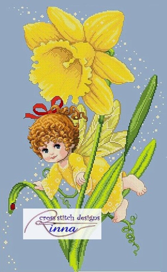 Playful Daffodil Fairy