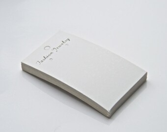 20 Pcs. Earring cards / Jewelry display / jewelry cards / color: white SZ056