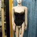 1940s corset bustier long line bra garters black warner original retro pinup sexy lace sheer size 34 bullet bra