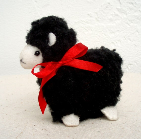 stuffed animal black sheep