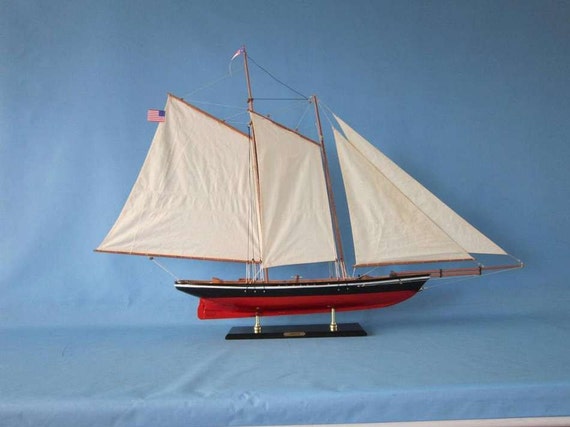 America Model Racing Yacht 50" Sailing Boat Models / Sailboat models 