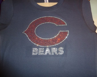 chicago bears bling shirts