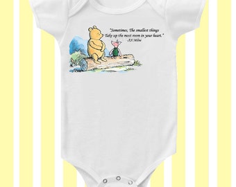Winnie the Pooh Smallest things Sweet Bodysuit by SimplyBaby