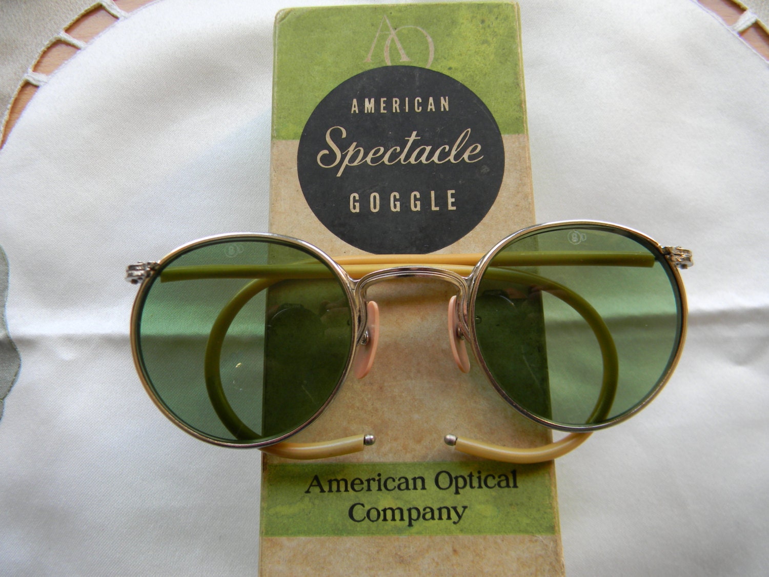 Vintage American Optical Ful Vue Safety Steampunk