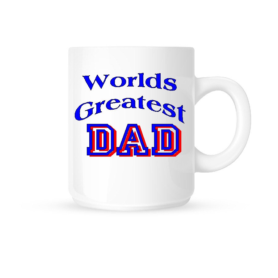 Custom World's Greatest Dad Mug By Customgiftsandmore On Etsy