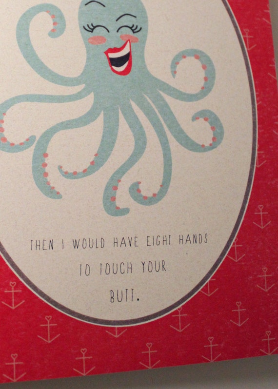 Octopus Valentine Card