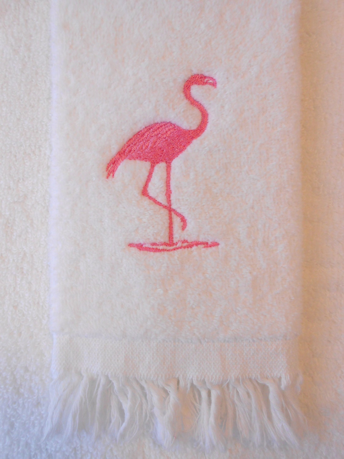 Flamingo Towels Three Bathroom Or Powder Room Towels Bright