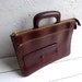 french leather briefcase