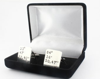 SALE - Cufflinks Box - Cuff Links Box