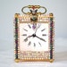 Rhinestone and Crystal Carriage Clock/QUEEN KITTY