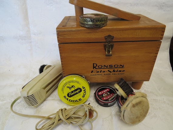 ronson shoe shine box