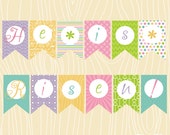 He Is Risen Easter Banner Printable Instant Download Happy Easter Il_170x135