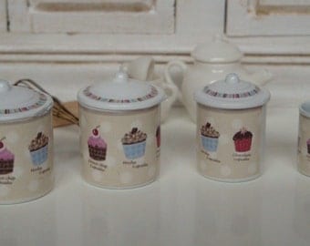 cupcake canisters for kitchen cupcake canister etsy cupcake canisters for kitchen cupcake canister etsy