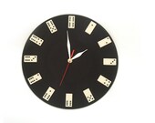 Wall Clock Domino, home decor, home and living, black wall clock, unique wall clocks, modern wall clocks, decorative wall clocks, cool clock