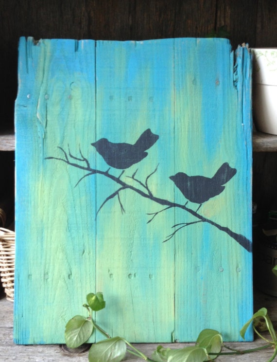 pallet signs diy name Birds to similar Art Birds Handpainted Love Pallet Items