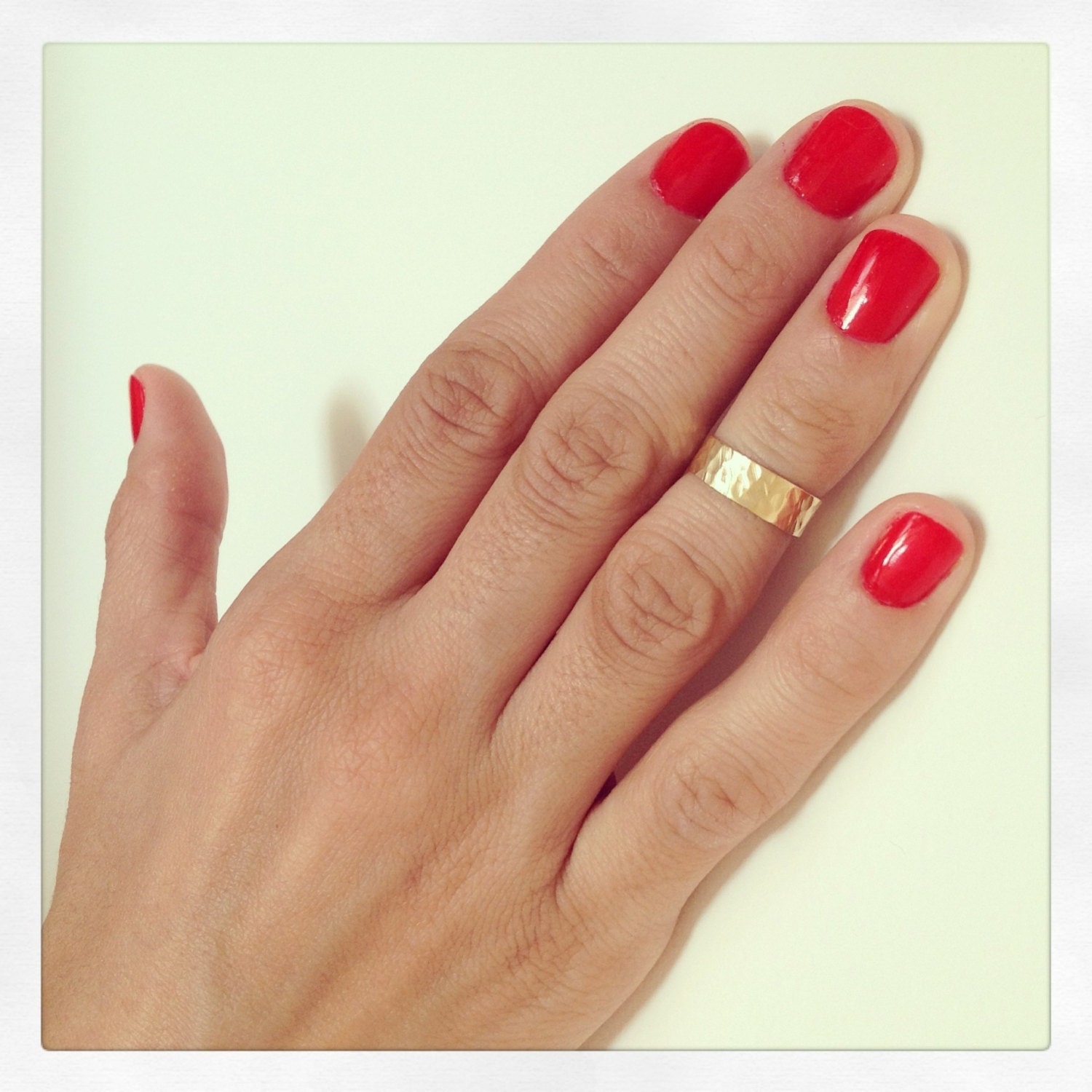 Gold Filled Ring Knuckle Ring Bold Statement Gold Ring