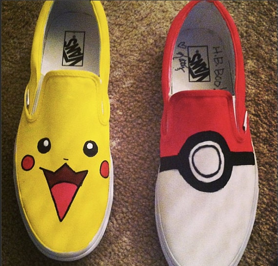 Items similar to Custom Pokemon Shoes on Etsy