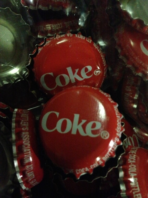 20 Coca cola bottle caps coke caps for projects by AMatterofTact